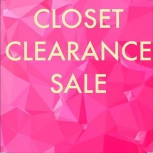 Clearance!!!